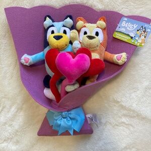 Bluey and Bingo Valentine's bouquet by Ruz